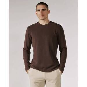 NEW 7DIAMONDS rev crew neck tee in bordeaux